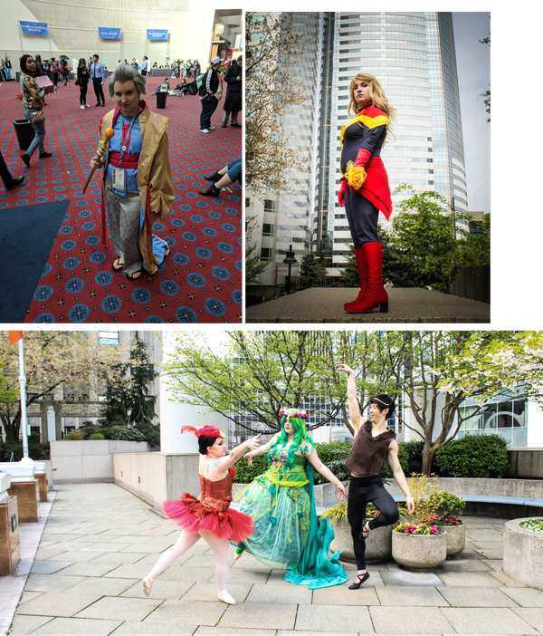 sample portfolio previous costumes photos