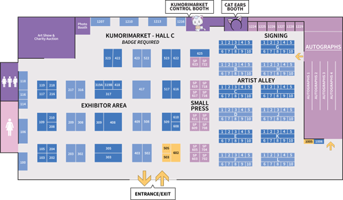 Hall C map
