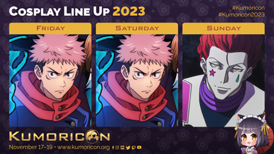 Cosplay frame template for Friday&ndash;Sunday, 16&times;9 aspect ratio