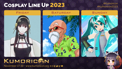 Cosplay frame template for Friday&ndash;Sunday, 16&times;9 aspect ratio