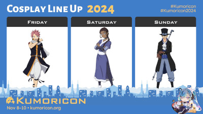 Cosplay frame template for Friday&ndash;Sunday, 16&times;9 aspect ratio