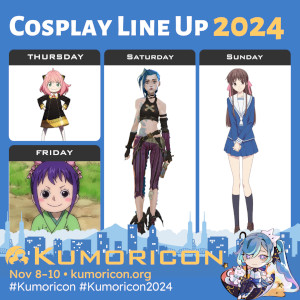Cosplay frame template for Thursday&ndash;Sunday, 1&times;1 aspect ratio